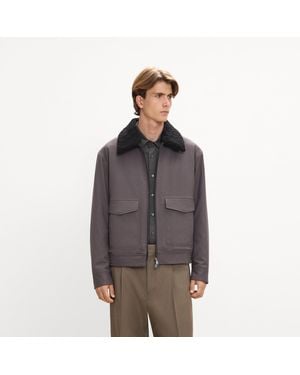 Theory Aviator Jacket - Gray