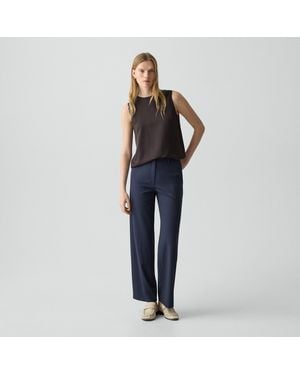 Theory Classic Straight Pant - Blue