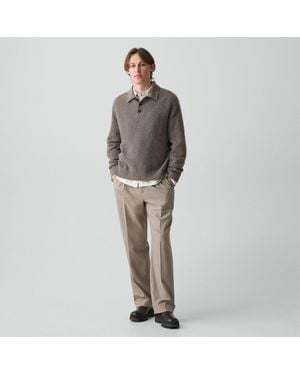 Theory Relaxed Pleat Pant - Gray