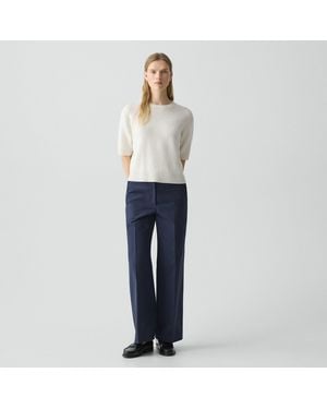 Theory Classic Straight Pant - Blue