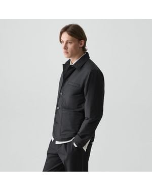 Theory Button-Up Jacket - Black