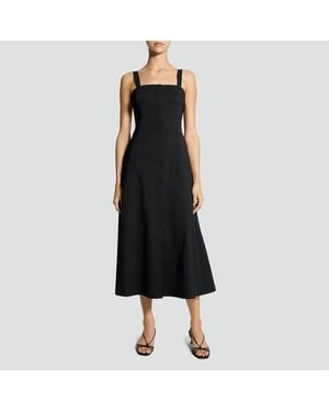 Theory Square Neck Dress - Black