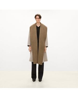Theory Shawl Collar Coat - Natural