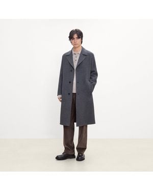 Theory Long Coat - Blue