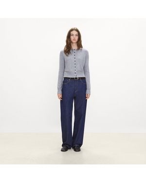 Theory Classic Oblong Belt - Blue