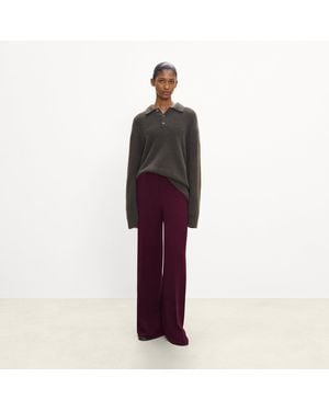 Theory Fluid Flare Pant, 33' - Red