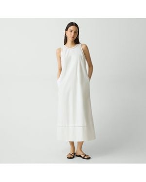 Theory Maxi Tank Dress - White