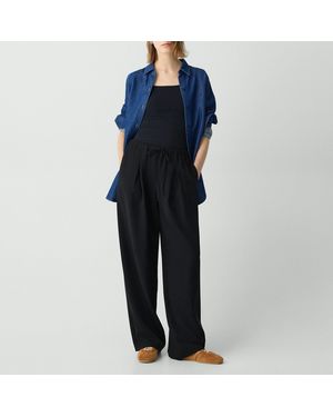 Theory Pleated Pull-On Pant, 30' - Blue