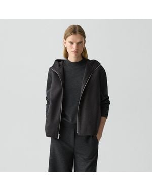 Theory Hooded Vest - Black