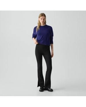 Theory Flared Slit Legging - Blue
