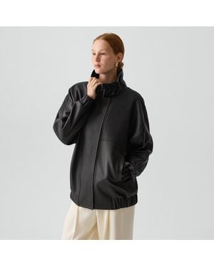 Theory High Collar Jacket - Black