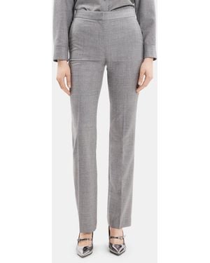 Theory Slim-Straight Pant - Gray