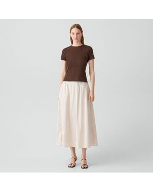 Theory Vented Skirt - Natural