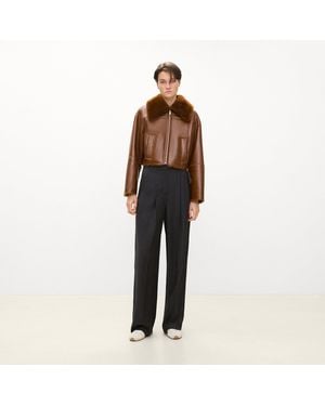Theory Cropped Jacket - Black
