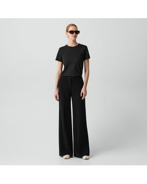 Theory Fluid Flare Pant - Black