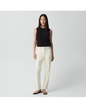Theory Treeca Full Length Pant - White