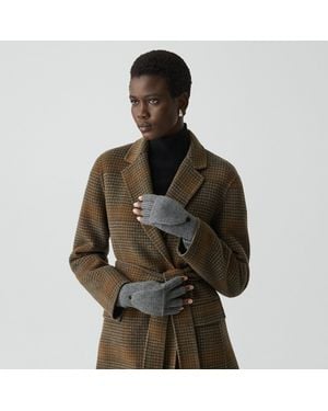 Theory Fold-Back Gloves - Green