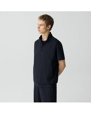 Theory Zip Vest - Blue