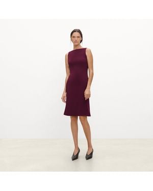 Theory Flared Dress - Purple