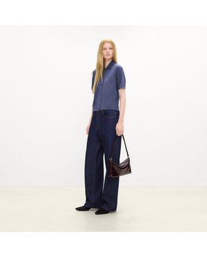 Theory Silvie Shoulder Bag - Blue