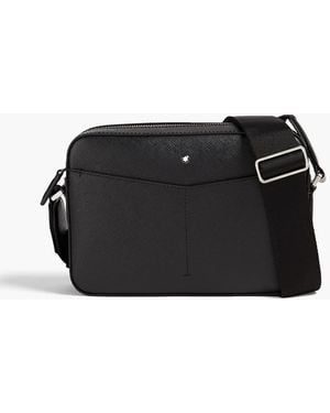 Montblanc Textured-leather Camera Bag - Black
