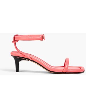 Isabel Marant Padded Leather Sandals - Pink