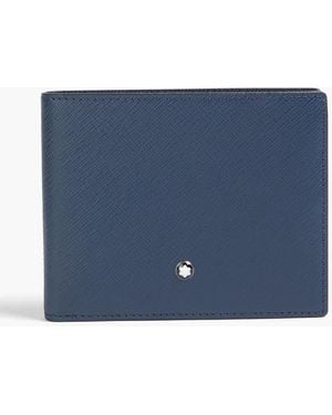 Montblanc Sartorial Textured-Leather Wallet - Blue