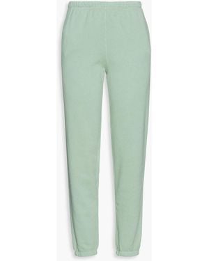 RE/DONE French Cotton-Terry Track Pants - Green