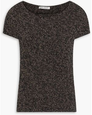 Our Legacy Mélange Wool Top - Black