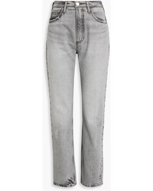 FRAME High'n'tight hoch sitzende jeans mit geradem bein - Grau