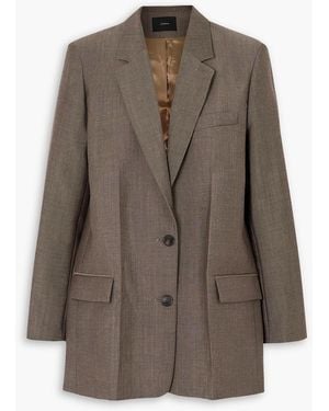JOSEPH Allcroft Wool-blend Blazer - Brown