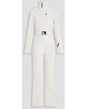 J.Lindeberg Coyote Belted Leather Ski Suit - White