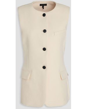 Rag & Bone Bartlet Twill Vest - Natural