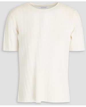 NAADAM Ribbed Cashmere Sweater - White
