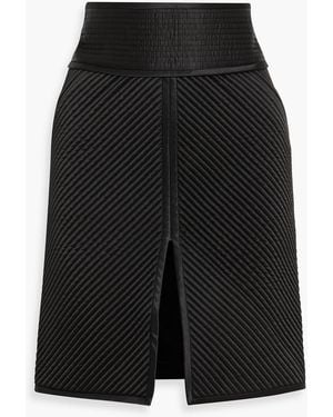 Tom Ford Quilted Silk Skirt - Black