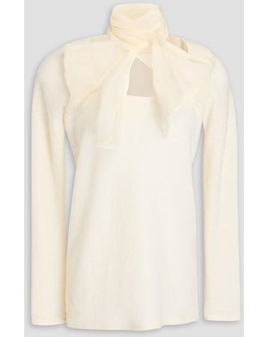 Gentry Portofino Knotted Wool Top - Natural