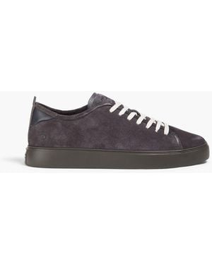 Rag & Bone Perry Suede Trainers - Black