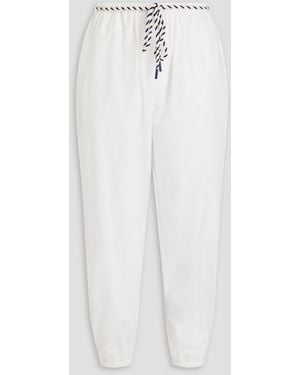 Zimmermann Cotton Tapered Trousers - White