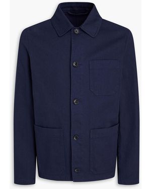 Slowear Cotton-Gabardine Jacket - Blue