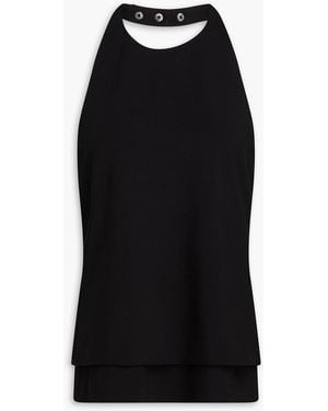 Rag & Bone Irina Ponte Halterneck Top - Black