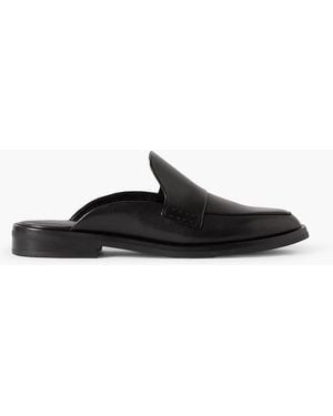 3.1 Phillip Lim Alexa Leather Slippers - Black