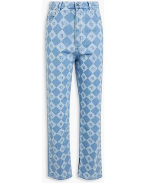 Nanushka Liam Logo-print Denim Jeans - Blue