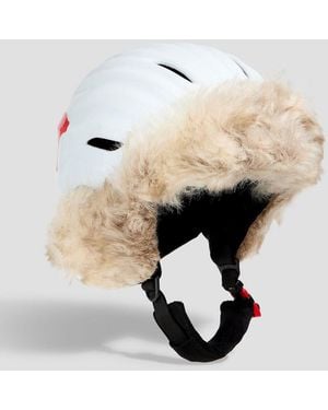 Perfect Moment Skihelm mit plüschbesatz - Schwarz