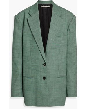 Stella McCartney Oversized Wool-blend Twill Blazer - Green