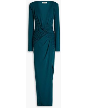 Nicholas Stretch-crepe Gown - Green
