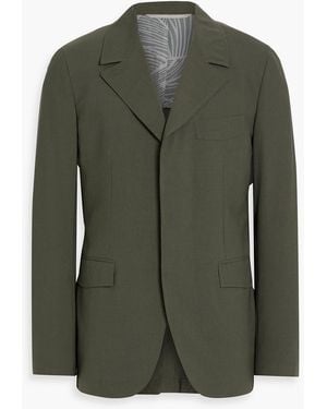 Canali Woven Blazer - Green
