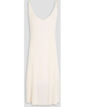 JOSEPH Ribbed-knit Dress - White
