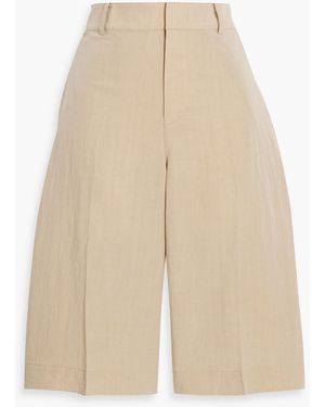 Vince Tencel Lyocell-Blend Shorts - Natural