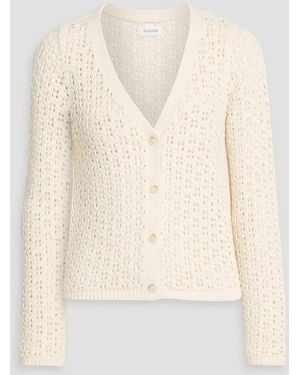 NAADAM Crocheted Cotton Cardigan - White