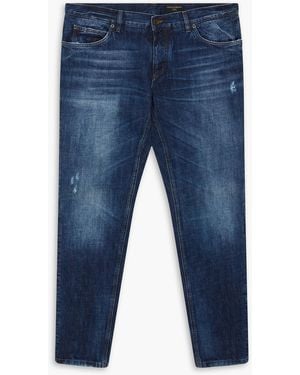Dolce & Gabbana Skinny-fit Distressed Denim Jeans - Blue